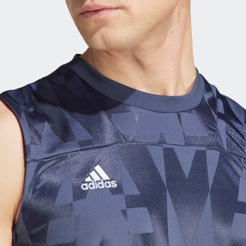 T-Shirt fonctionnel 'Tiro' ADIDAS SPORTSWEAR en bleu