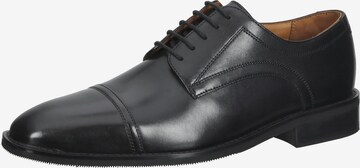 Scarpa stringata di Gordon & Bros in nero: frontale