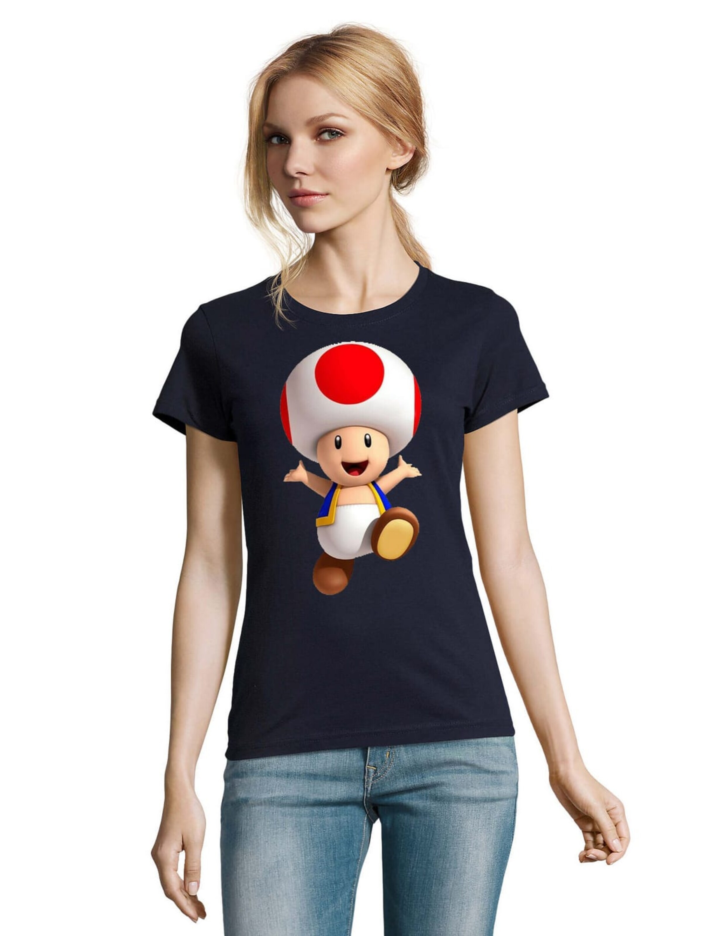 Blondie & Brownie Shirt 'Toad2'‌‌‌‌‌‌‌‌‌ in Blau: Vorderseite