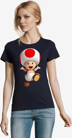Blondie & Brownie Shirt 'Toad2' in Blau: Vorderseite