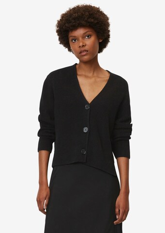 Marc O'Polo Knit Cardigan in Black: front