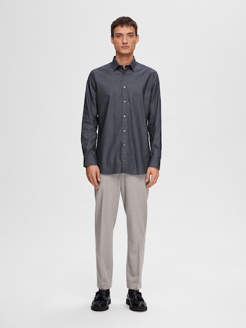SELECTED HOMME Regular fit Button Up Shirt 'ETHAN' in Blue