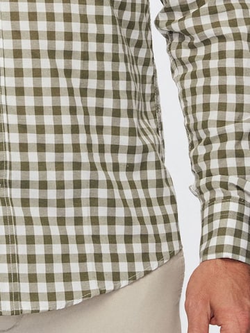 D’S Damat Regular fit Overhemd in Groen