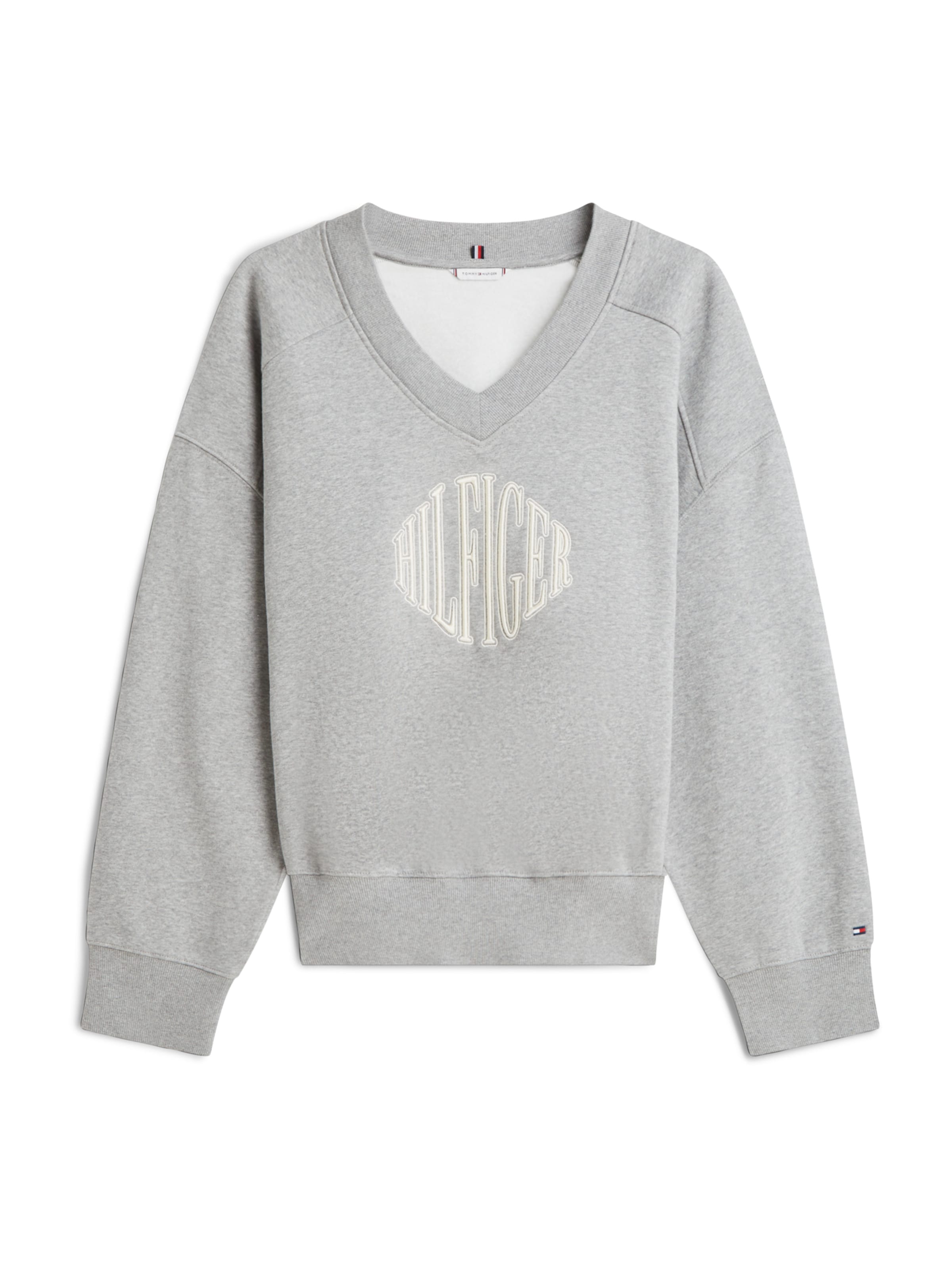 TOMMY HILFIGER Bluzka sportowa &#x27;VARSITY &#x27; w kolorze szary: przód