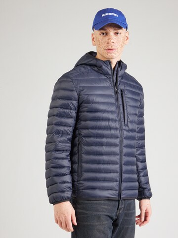 Champion Authentic Athletic Apparel Overgangsjakke i blå: forside