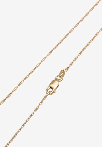 ELLI PREMIUM Ketting 'Münze, Sonne' in Goud