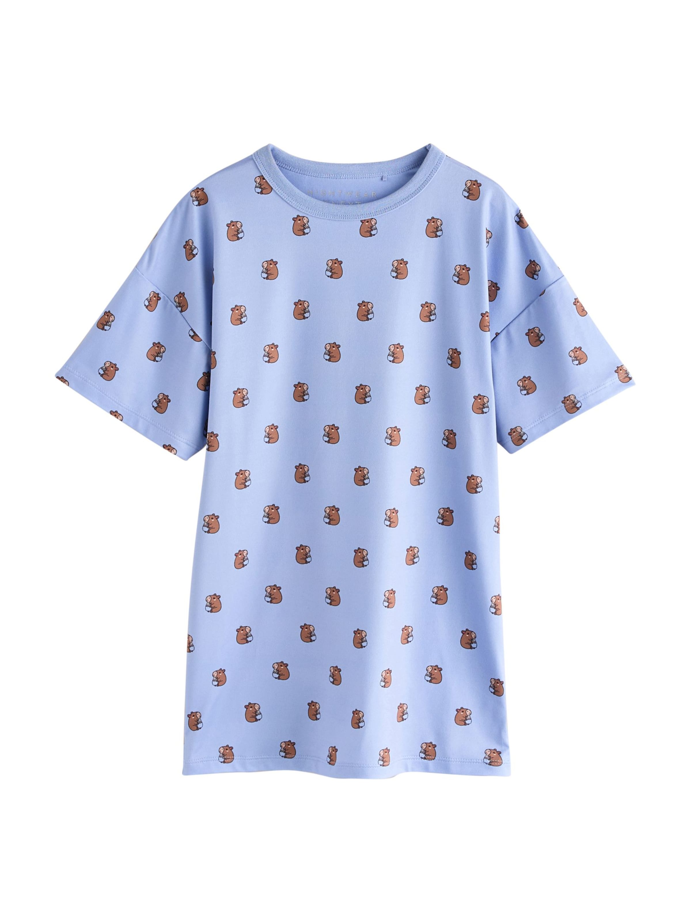 Next - Camiseta de noche en azul