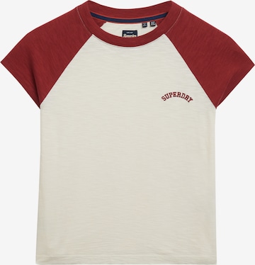 Superdry Shirt 'Essential' in Beige: voorkant