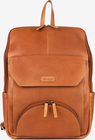 Benthill Backpack in Brown: front