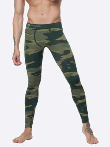 Skinny Pantaloni funzionali di Stark Soul in verde: frontale