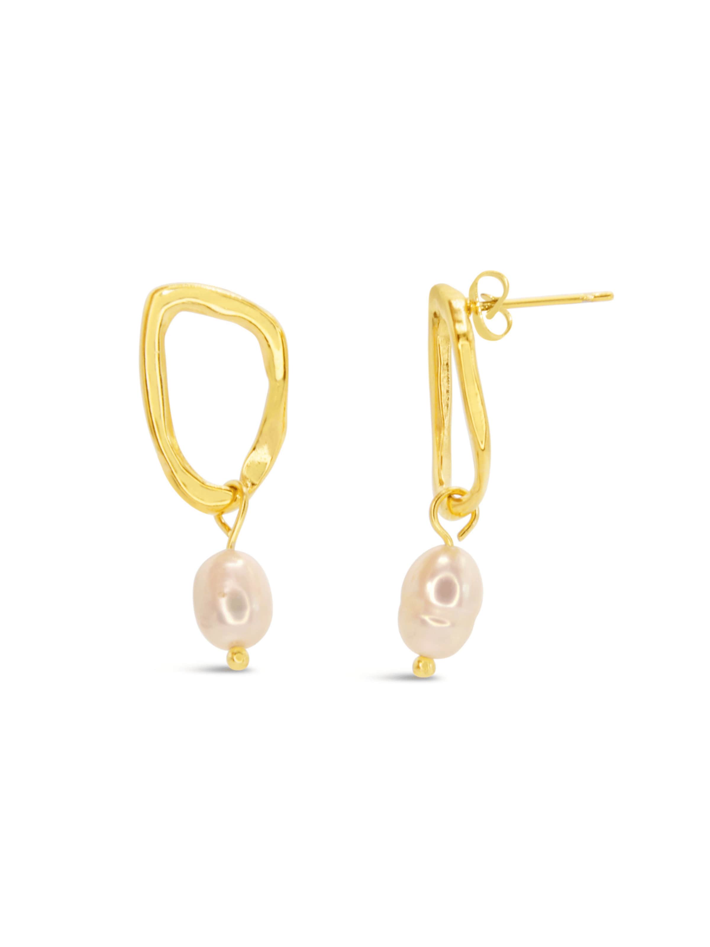 ARS-ARGENTI Ohrringe 'CHIC CHEEK HANGERS' in Gold: Vorderseite