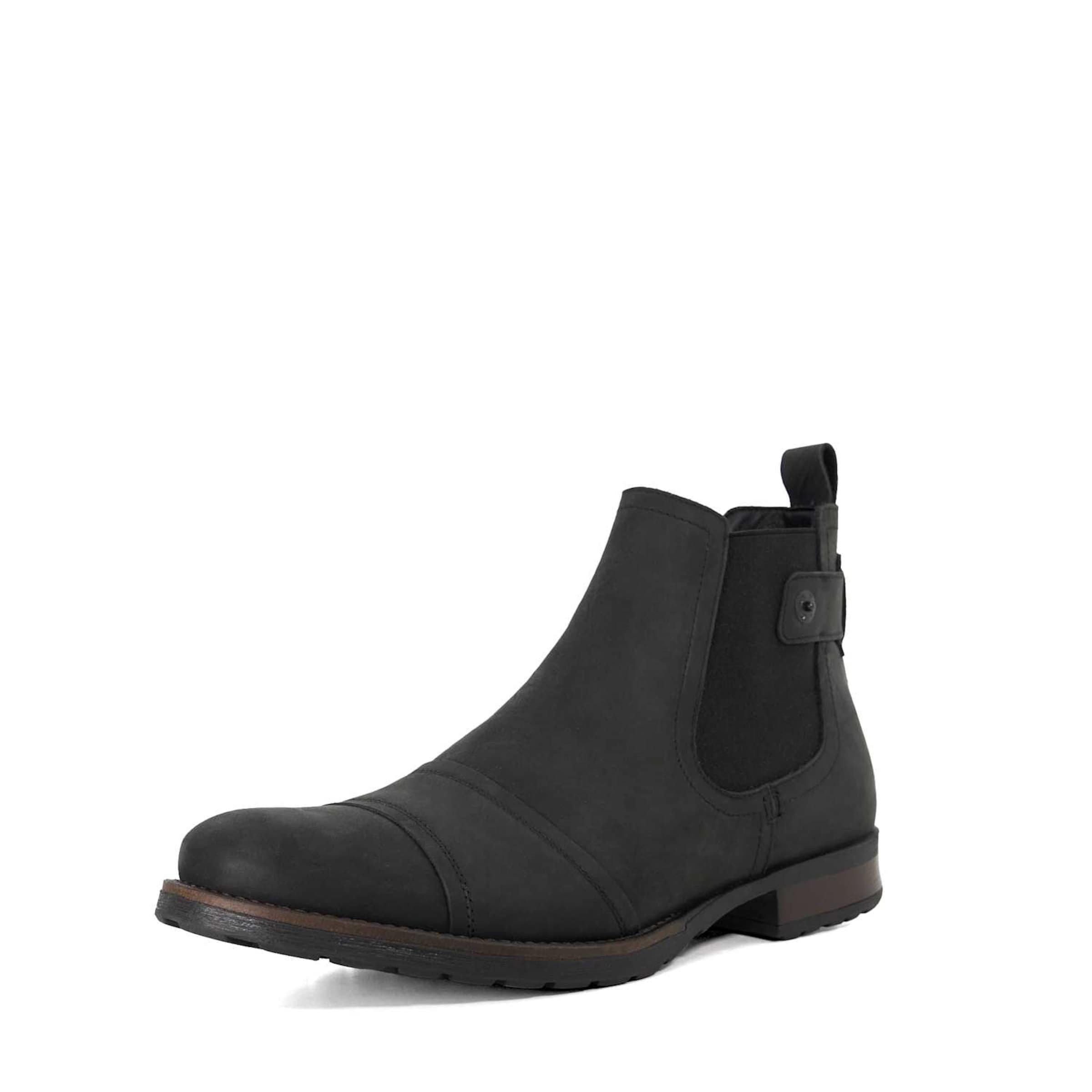 Chelsea Boots 'Saltwood' Dune LONDON en noir : devant