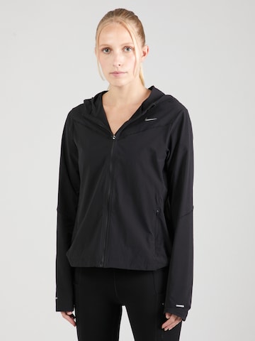 NIKE Sportsjakke i sort: forside