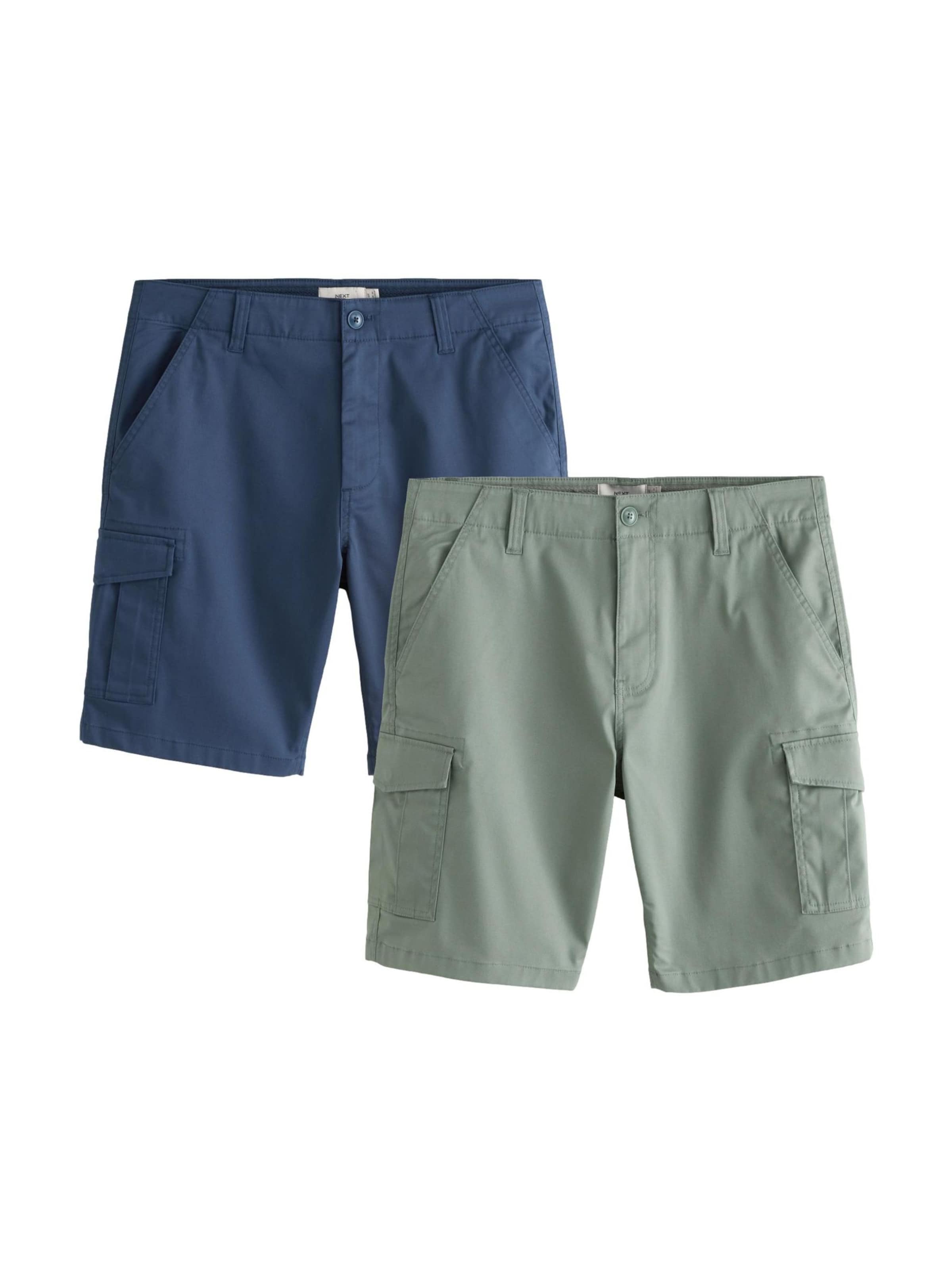 Pantalon cargo Next en bleu : devant