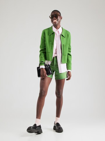 TOPSHOPregular Traperice 'Editor' - zelena boja