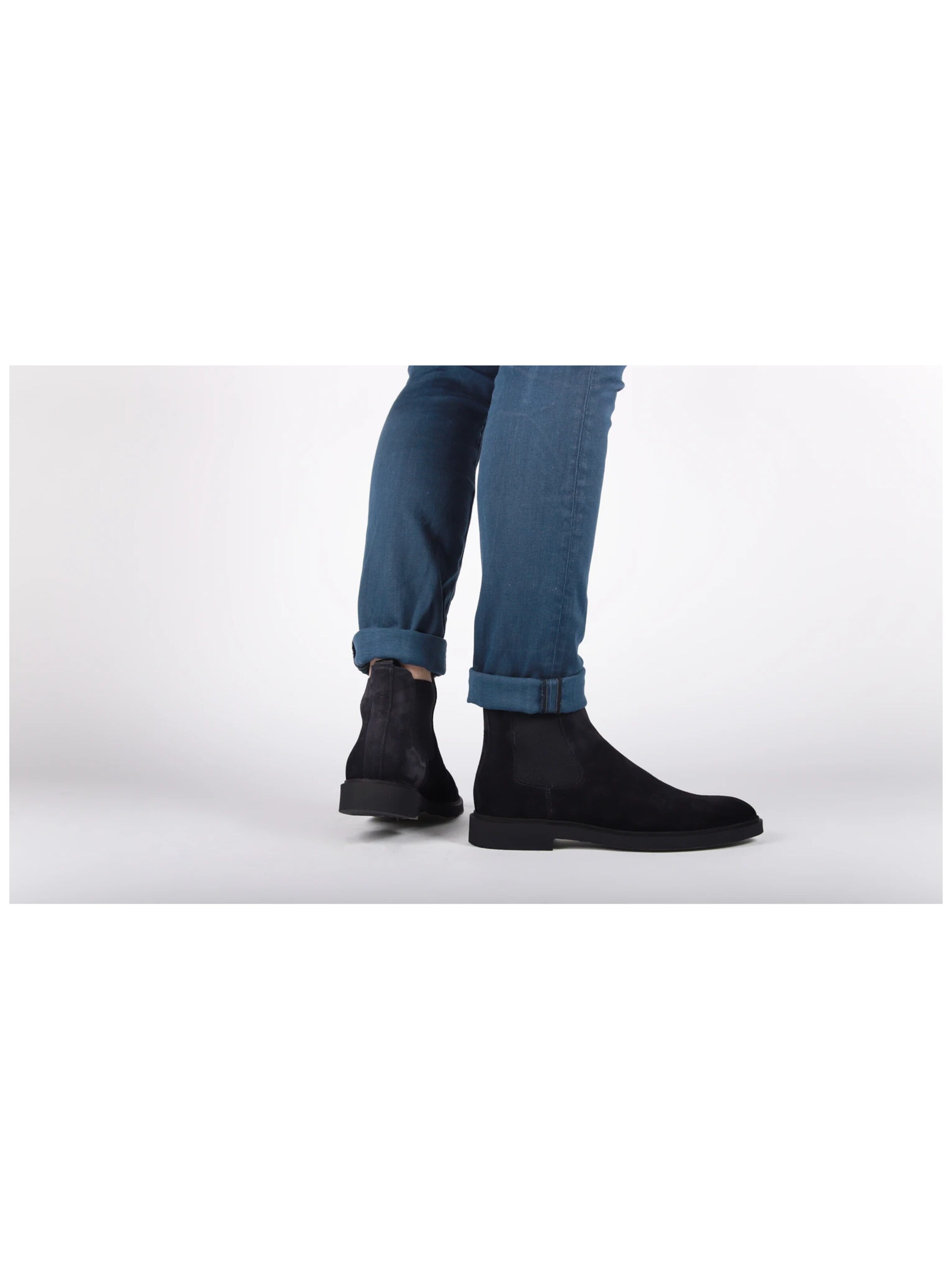 BLACKSTONE Chelsea boots 'Owen WG81' in Blauw