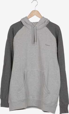 Reebok Sweatshirt & Zip-Up Hoodie in XXL in Grey: front