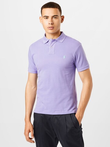 T-Shirt Polo Ralph Lauren en violet : devant