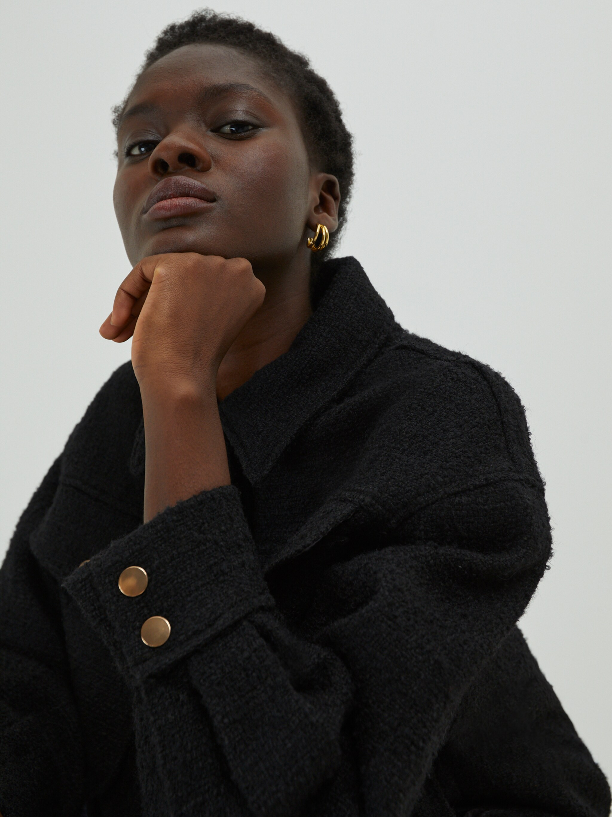 EDITED Produits Veste mi-saison 'Georgia' noir