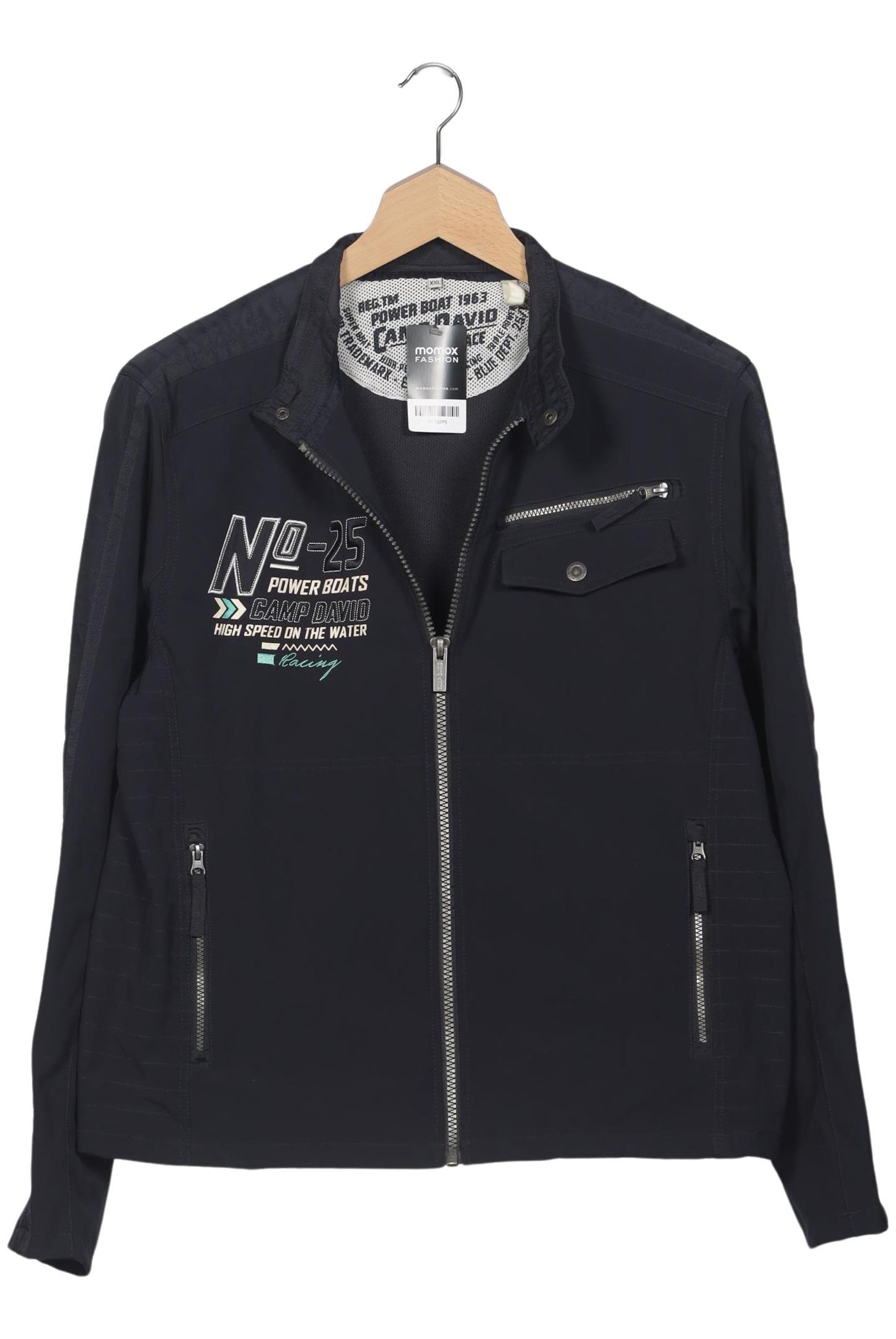CAMP DAVID Jacket & Coat in XXL in Blue: front