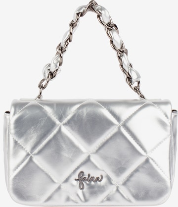 faina Handbag in Silver: front