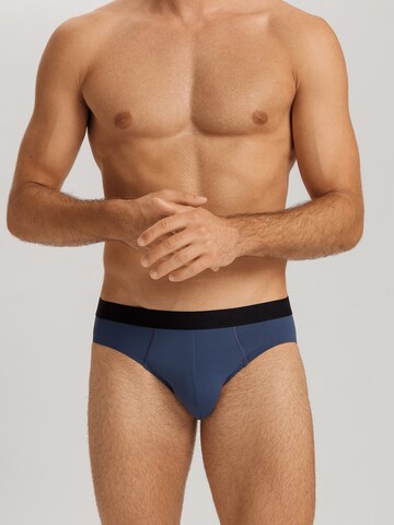 Hanro - Cueca ' Micro Touch ' em azul: frente