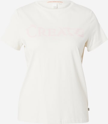 QS T-Shirt in Beige: Vorderseite