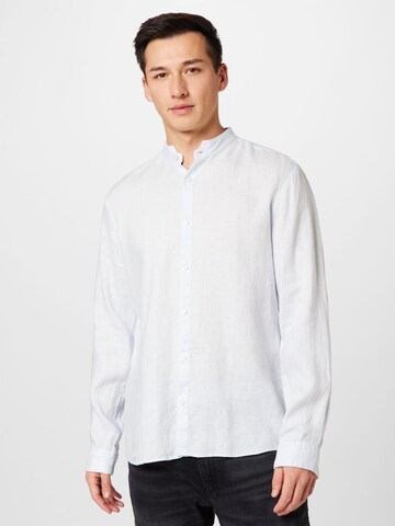 HUGO Regular fit Button Up Shirt 'Elvory' in Blue: front