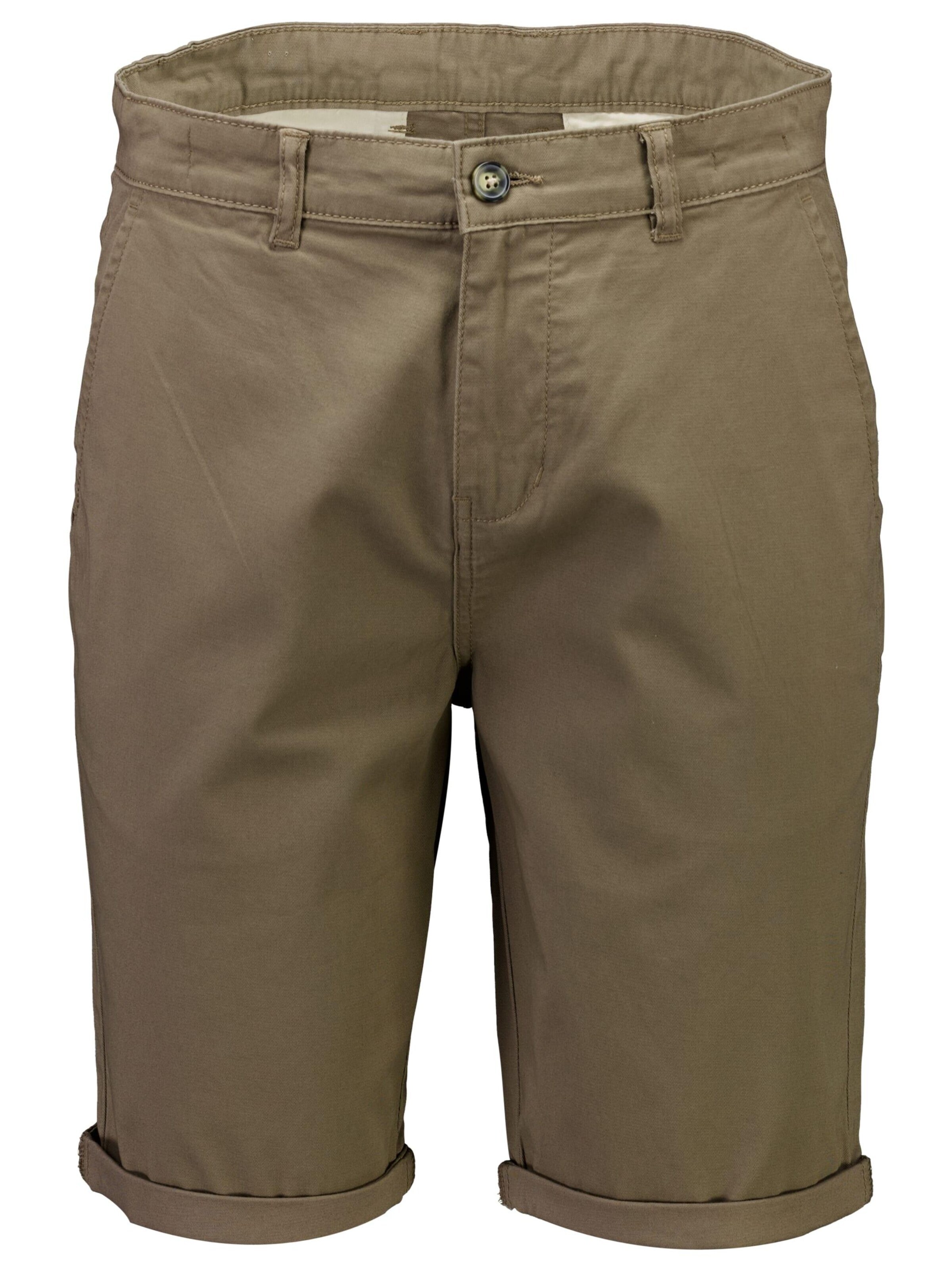 Lindbergh Regular Chino in Grijs: voorkant