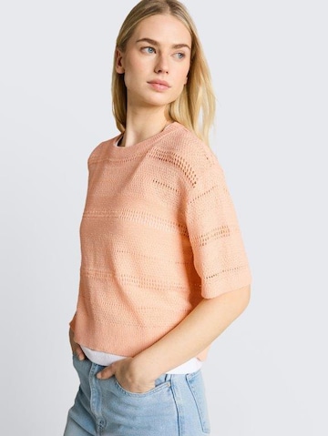 TOM TAILOR DENIM Sweater in Orange