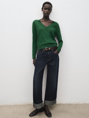 MANGO Svetr 'LUCCAV' – zelená