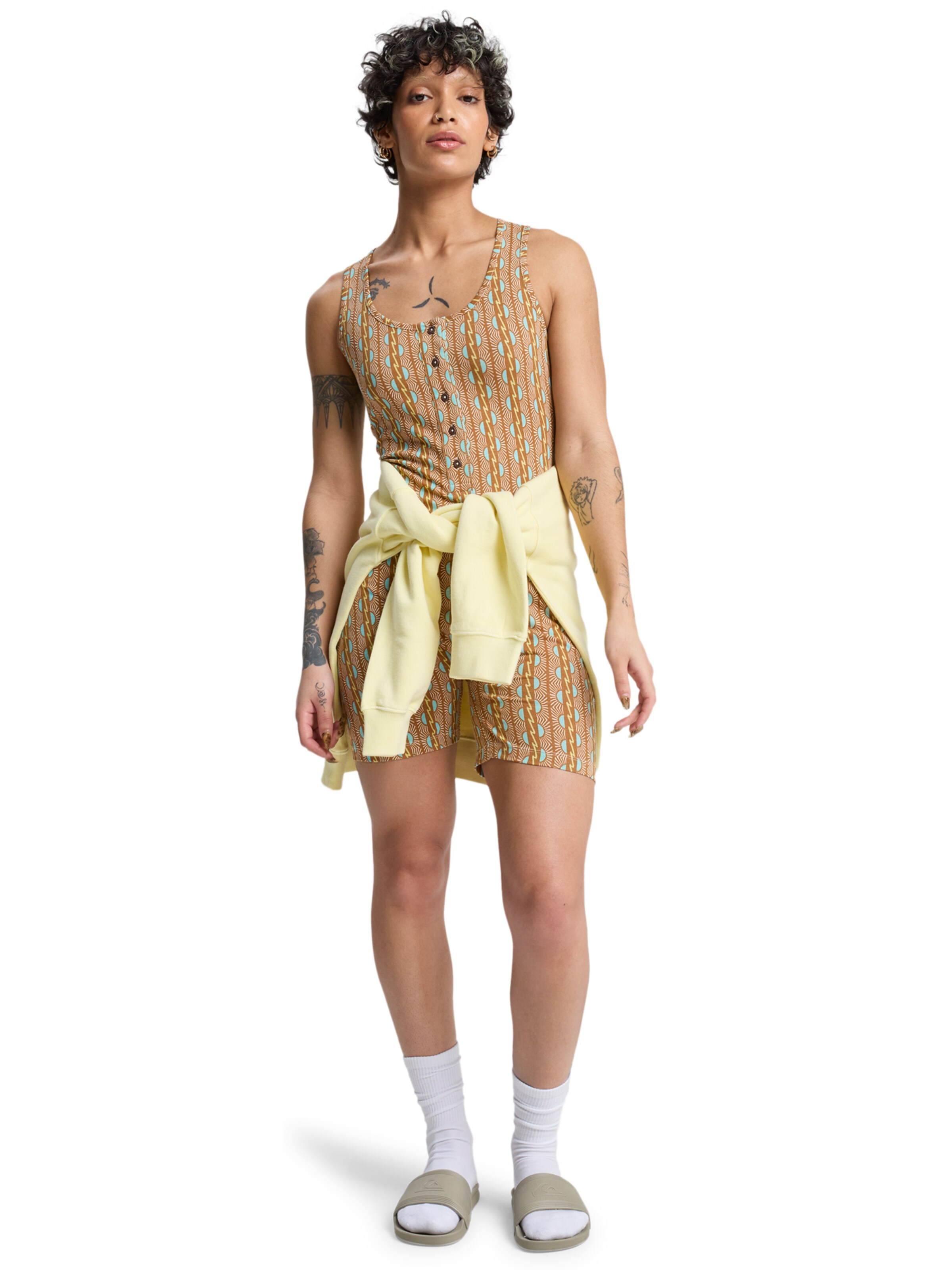 QUIKSILVER Jumpsuit 'Coolmore' in Brown