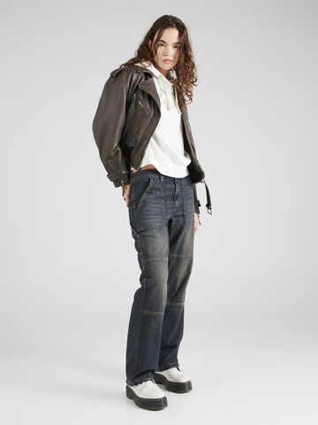 Sweat-shirt 'ONLNola' ONLY en blanc