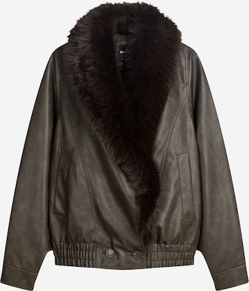 Veste mi-saison Bershka en marron : devant