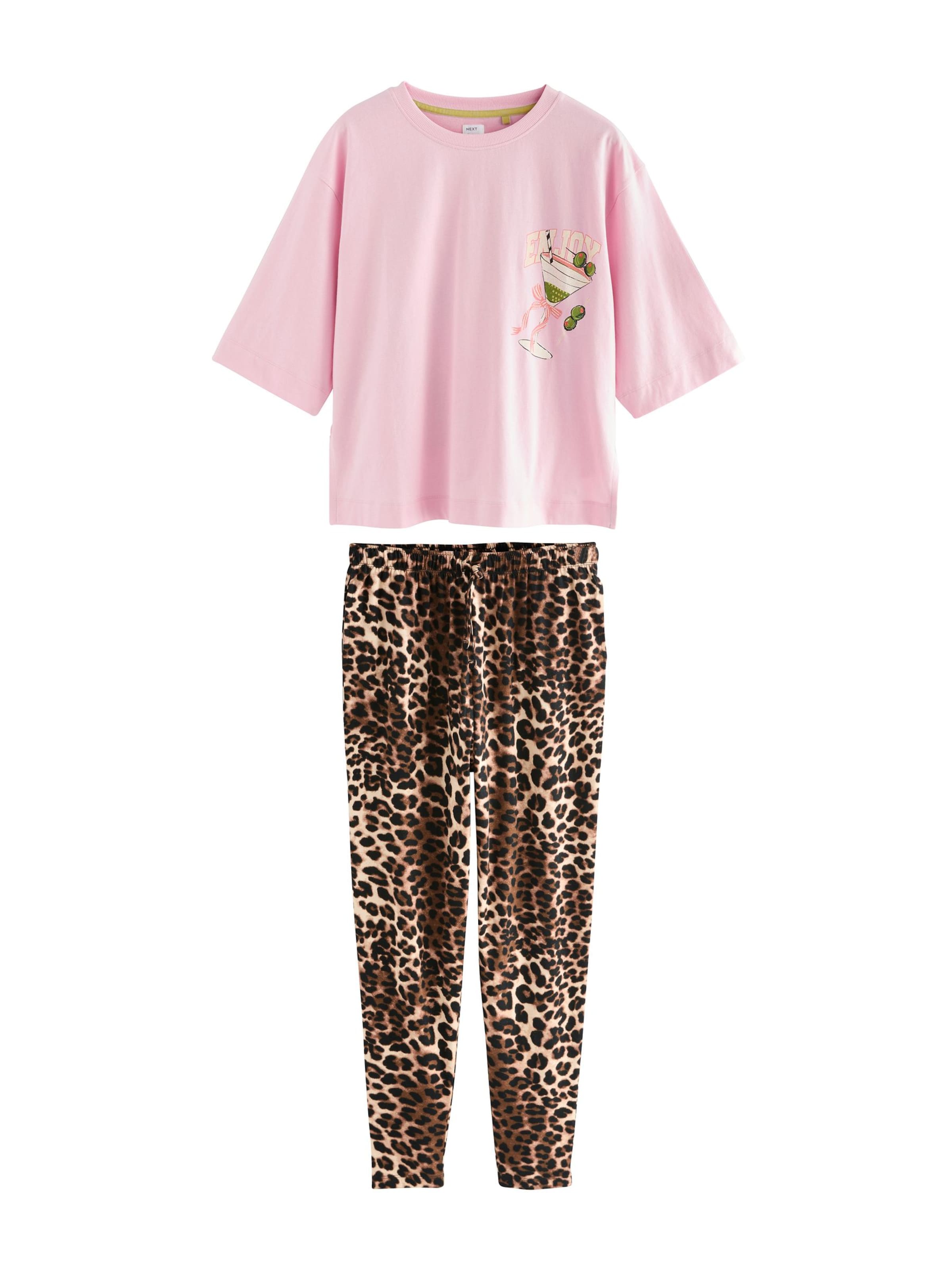 Next - Pijama em rosa: frente