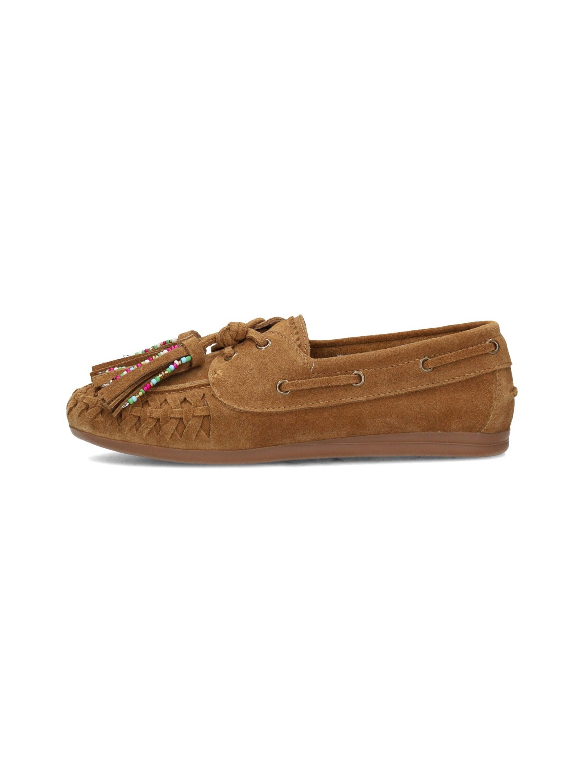 Poelman Instappers 'POSH by Poelman Iris Damen Slipper' in Bruin: voorkant