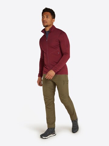 ICEBREAKER Sports sweat jacket 'EleMtal' in Red
