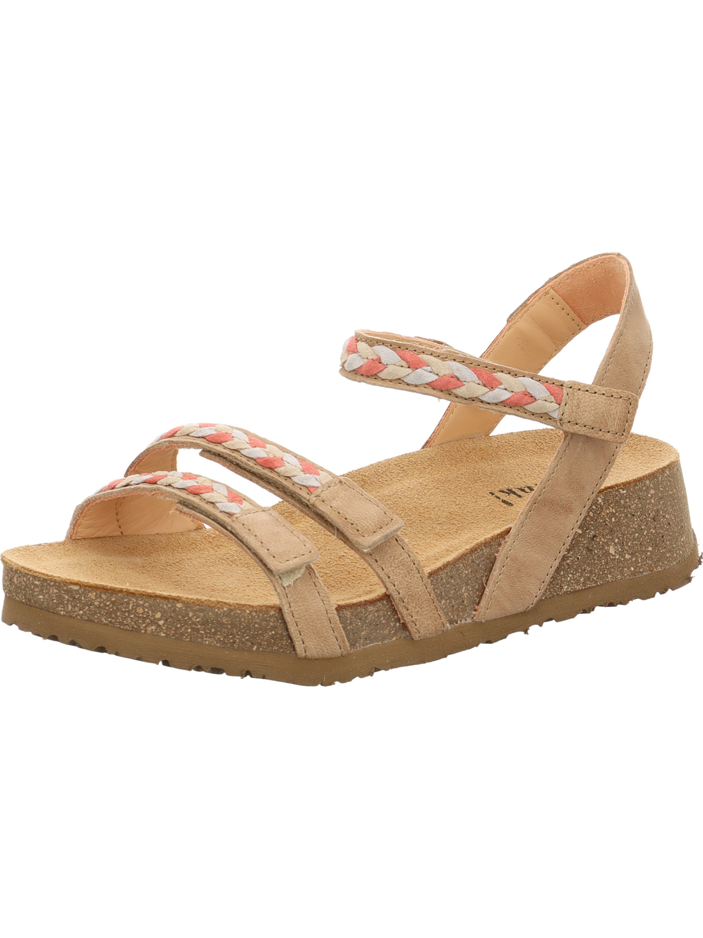 THINK! Strap Sandals 'Koak' in Beige: front