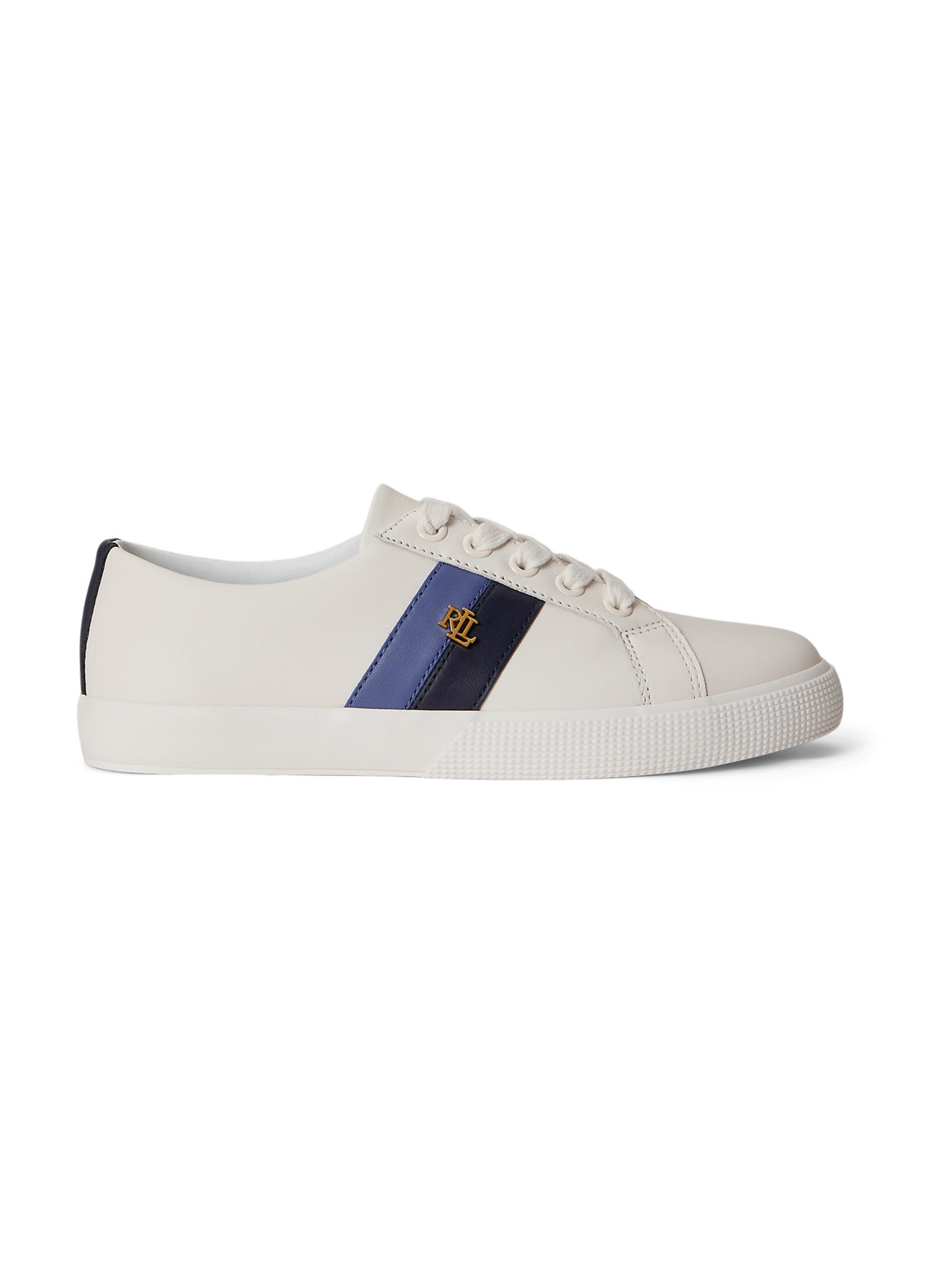 Sneaker low 'JANSON II' de la Lauren Ralph Lauren pe alb