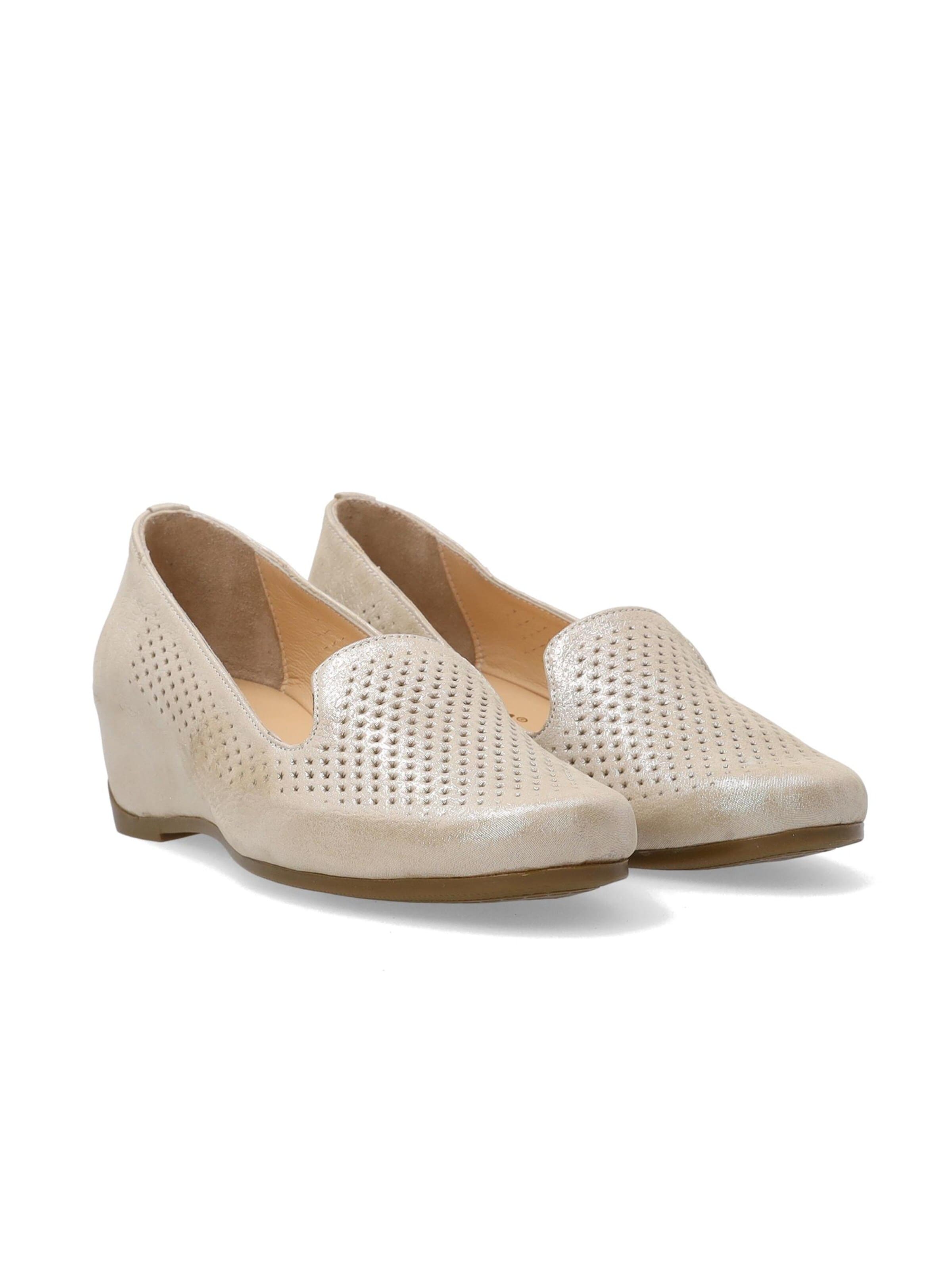 VENEZIA Moccasins in Gold