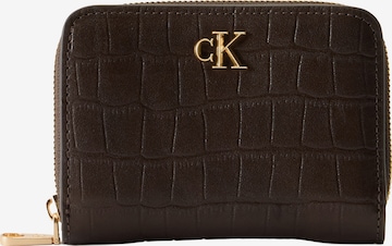 Portamonete di Calvin Klein in marrone: frontale