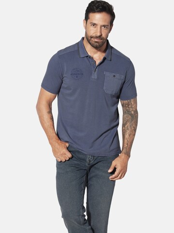 T-Shirt 'Gunhelm' Jan Vanderstorm en bleu : devant
