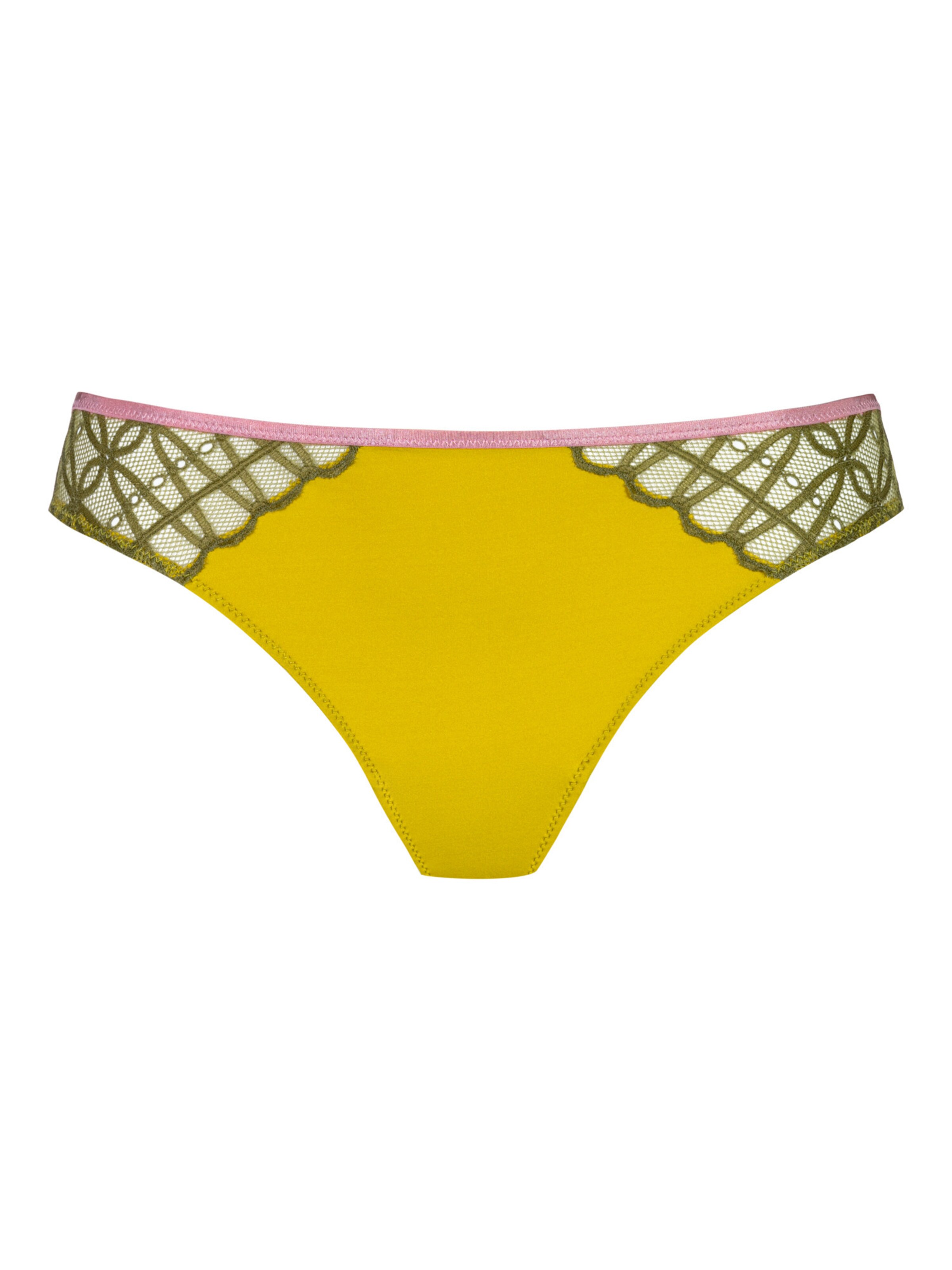 Mey Slip 'Poetry Temptation' in Geel: voorkant