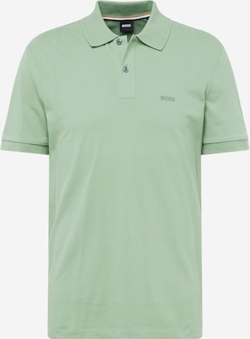 T-Shirt 'Pallas' BOSS en vert : devant