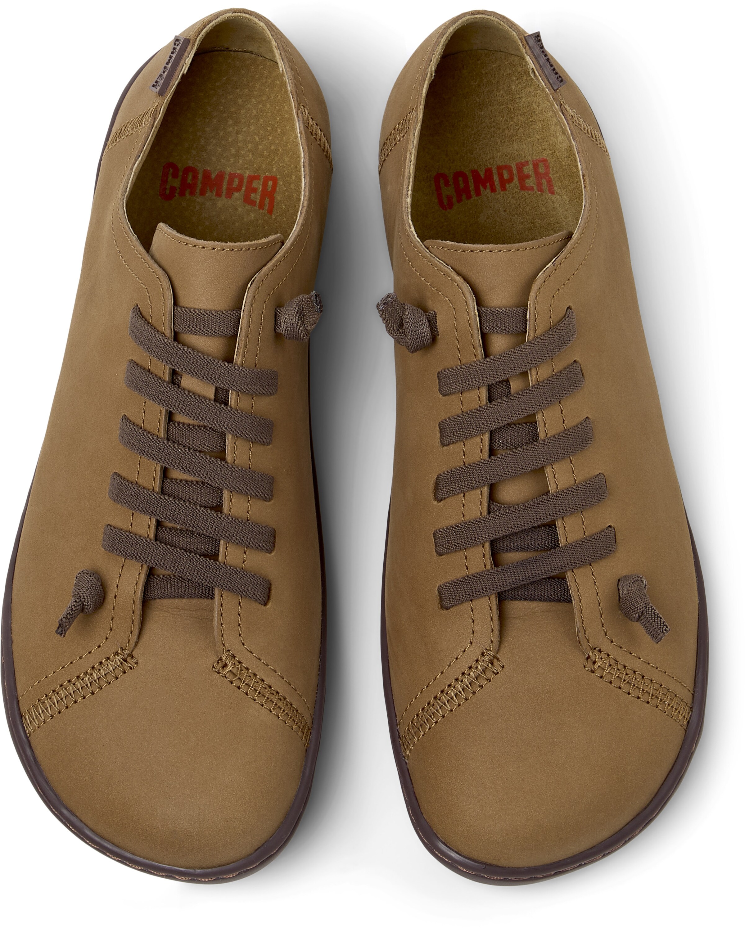 Baskets basses 'Peu Cami' CAMPER en marron