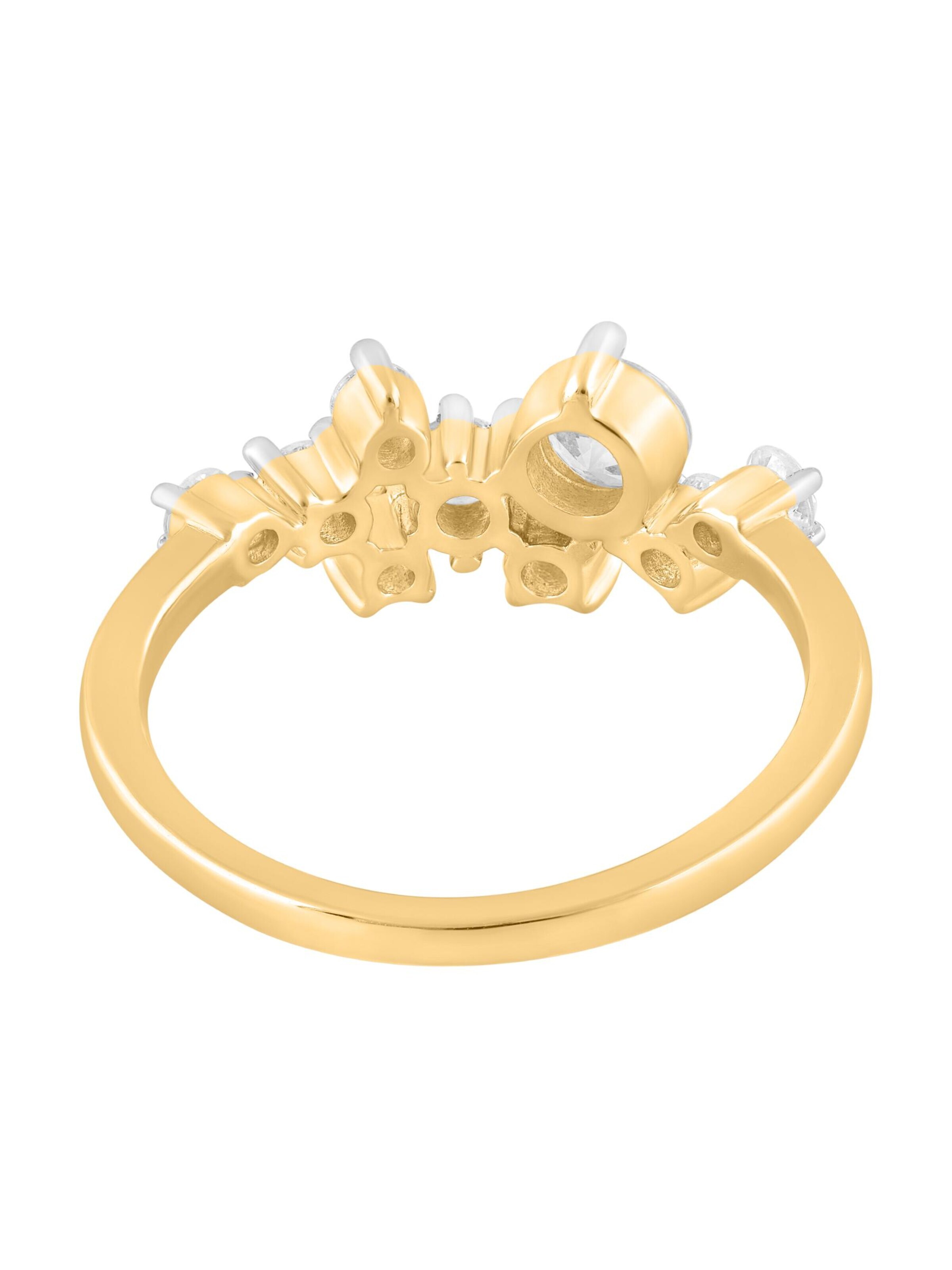 Bague 'Ring aus 375 Gelbgold mit Lab Grown Diamant' ETHISHER DIAMANTEN en or
