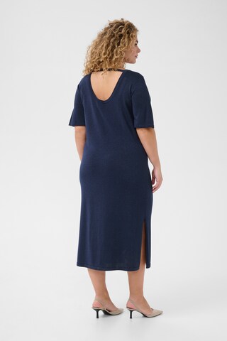Robes en maille 'Regitta' KAFFE CURVE en bleu