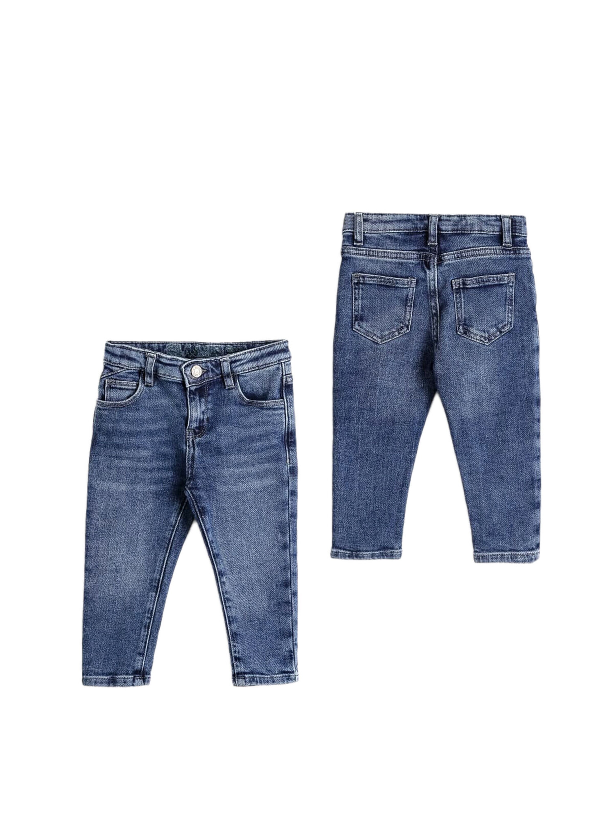 Solang Slimfit Hose Jeans Denim Stretch Slim-Fit Unisex in Blau