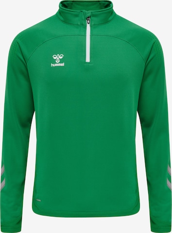 Sweat de sport Hummel en vert : devant