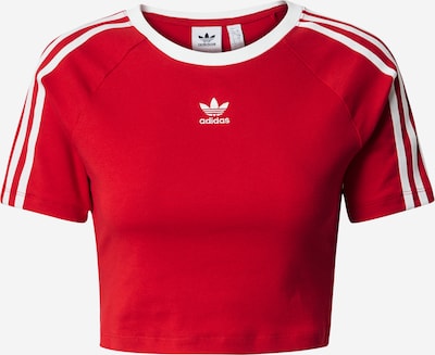 ADIDAS ORIGINALS T-shirt en rouge / blanc, Vue avec produit